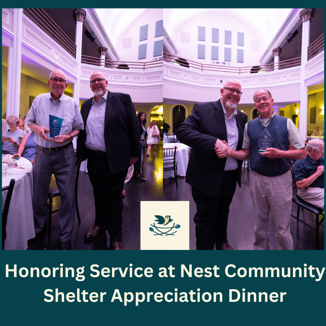 Honoring Service at Nest Community Shelter Appreication Dinnder (2)