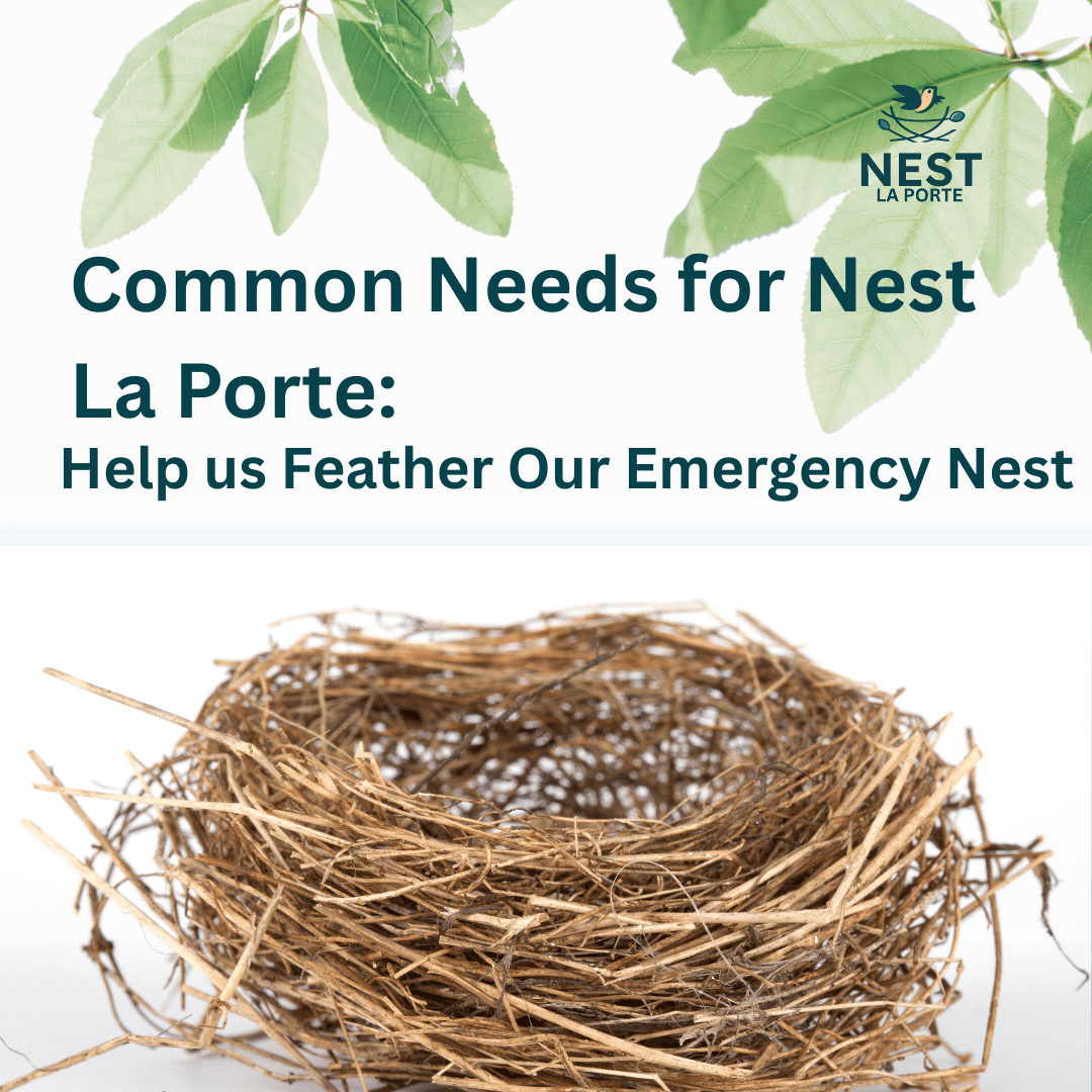 Help us Feather Our Emergency Nest